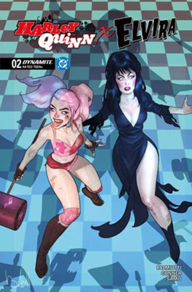 Harley Quinn X Elvira #2 Cover D Ben Caldwell Variant