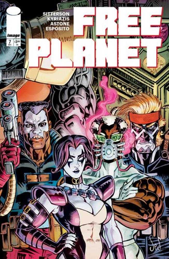 Free Planet #7 Cover D Jed Dougherty Youngblood Team Up Variant