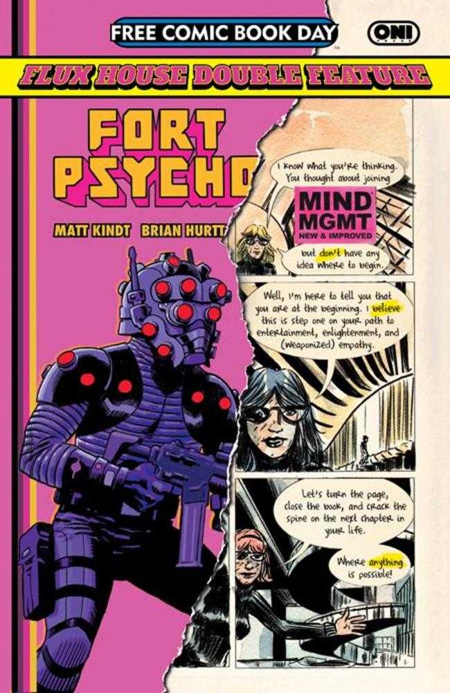 Free Comic Book Day 2026 Bundle Of 25 Mind Mgmt Fort Psycho Special Previously Foc'd On 1/19/2026