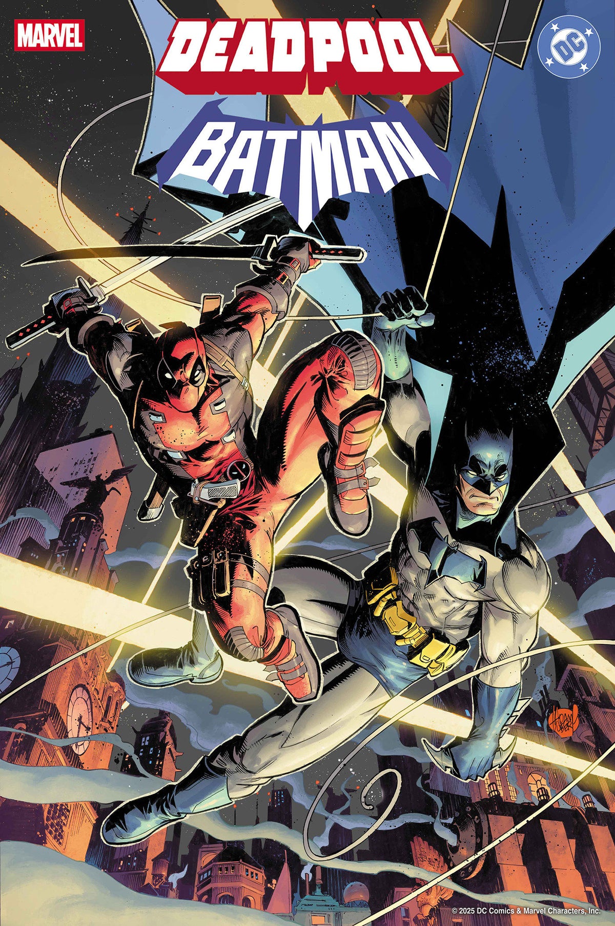 Marvel/DC: Deadpool/Batman #1 Adam Kubert 3rd Printin Variant