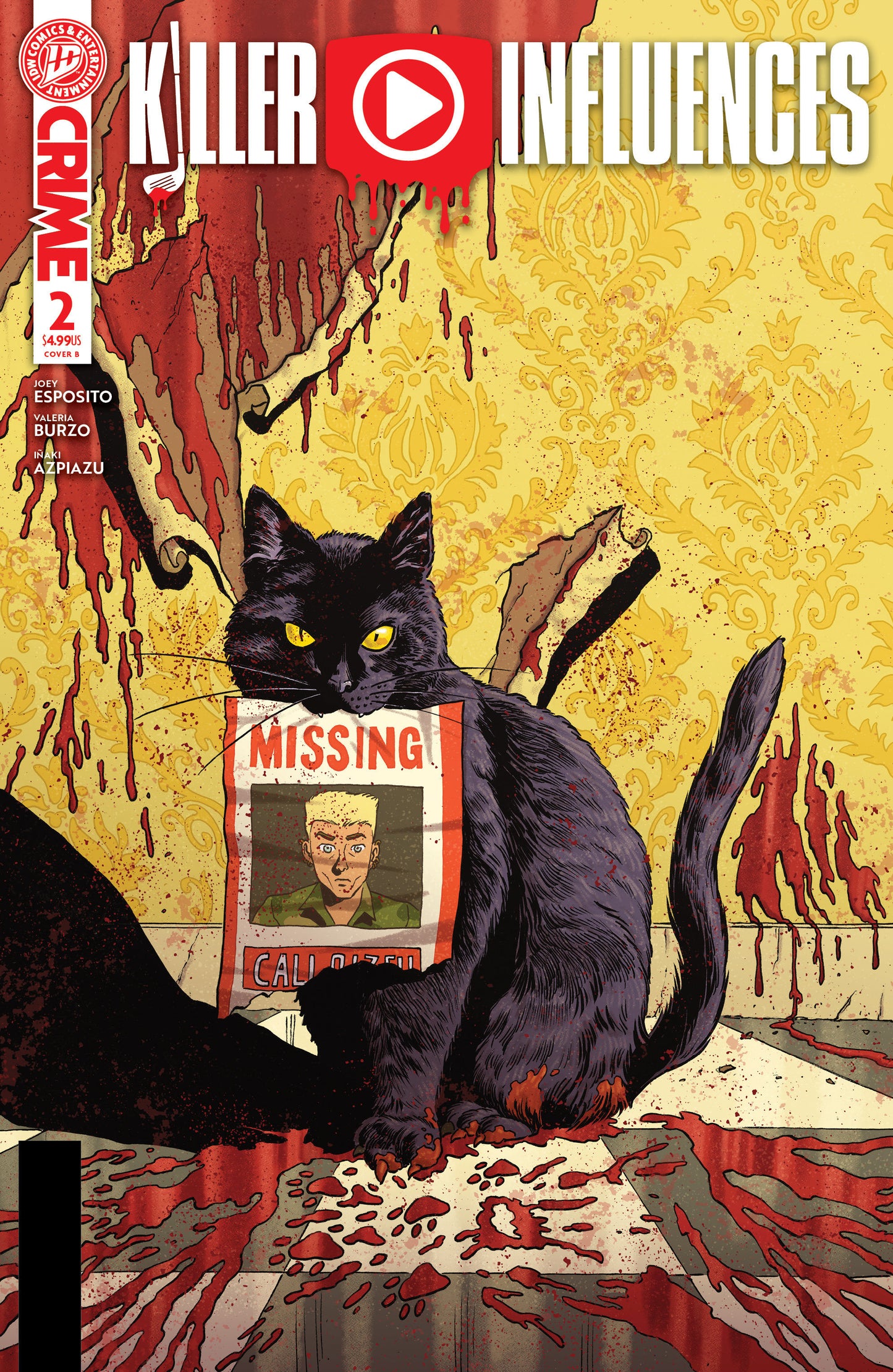 Killer Influences #2 Variant B (Burzo)