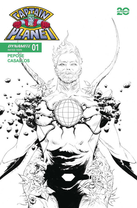 Captain Planet #1 Cover L 10 Copy Variant Edition Lee Line Art
