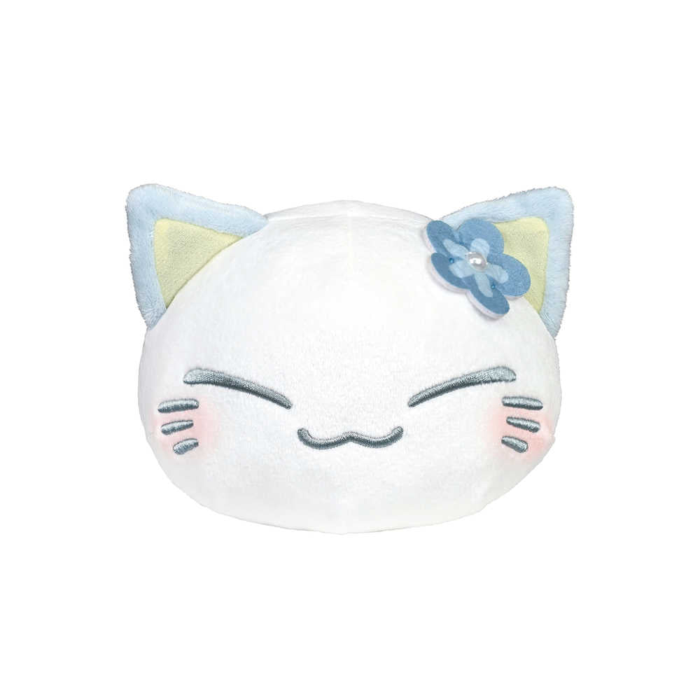 Nemuneko Cat Pastel Color Plush Toy Blue