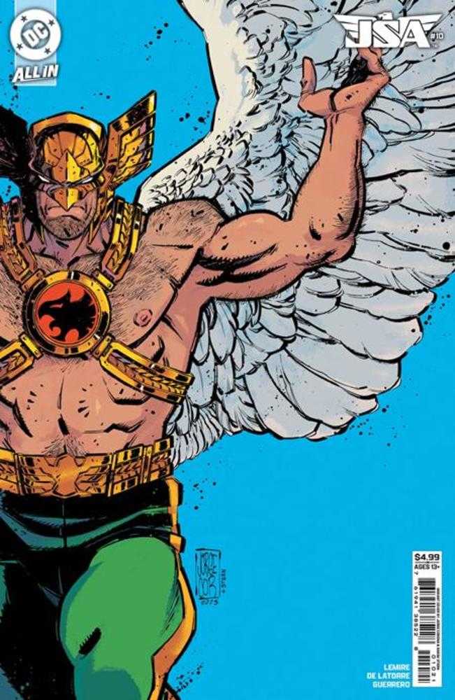 JSA #10 Cover B Jorge Corona Card Stock Variant