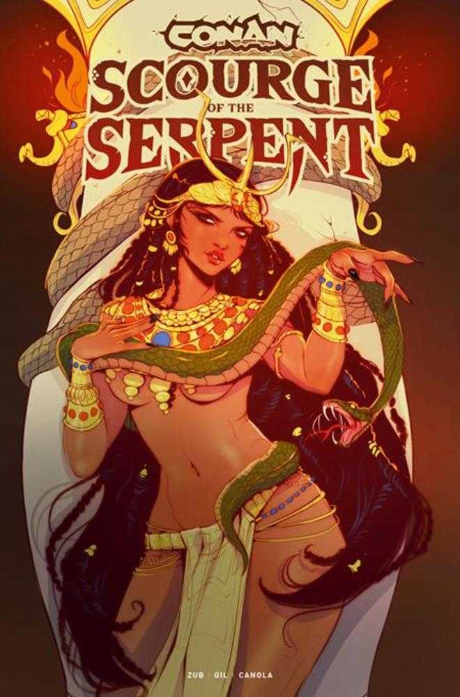 Conan The Barbarian Scourge Of The Serpent #3 (Of 4) Cover D Ashleigh Izienicki Variant (Mature)