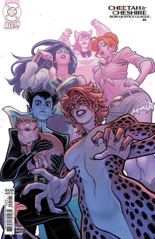 Cheetah And Cheshire Rob The Justice League #5 (Of 6) Cover C Elizabeth Torque Card Stock Variant