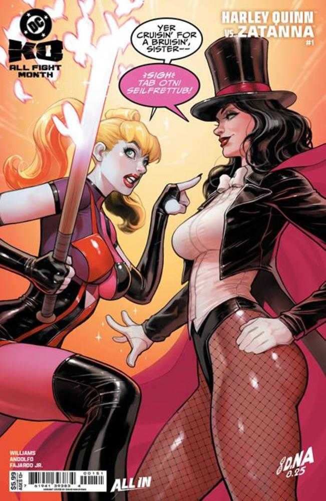 DC K.O. Harley Quinn vs Zatanna #1 (One Shot) Cover E David Nakayama Card Stock Variant