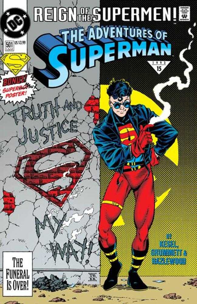 Adventures Of Superman #501 Facsimile Edition Cover A Tom Grummett