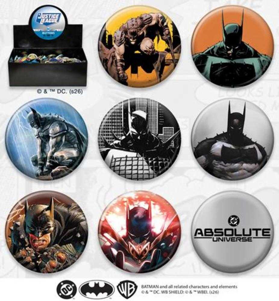 Ata Boy DC Absolute 144 Piece Button Assortment