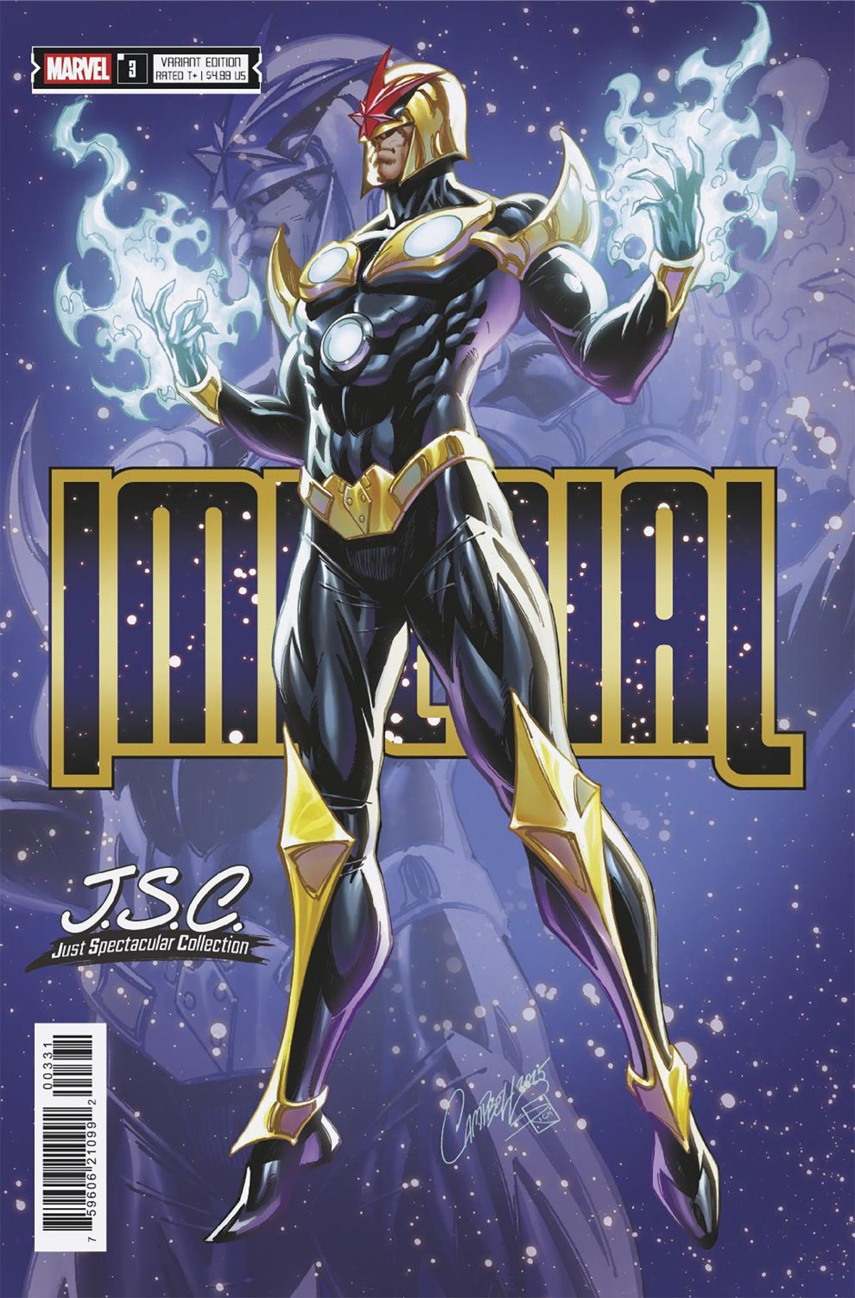 Imperial #3 J. Scott Campbell Just Spectacular Collection Variant