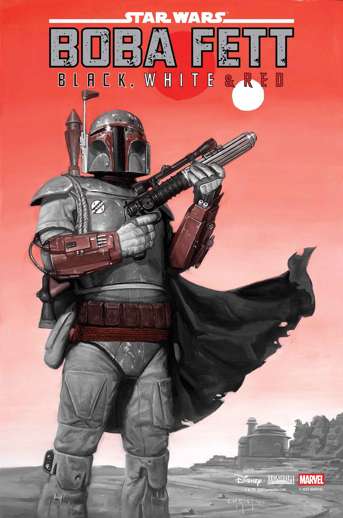 Star Wars: Boba Fett   Black, White & Red #3