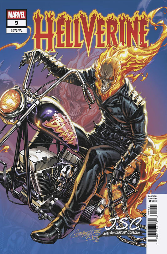 Hellverine #9 J. Scott Campbell Just Spectacular Collection Variant