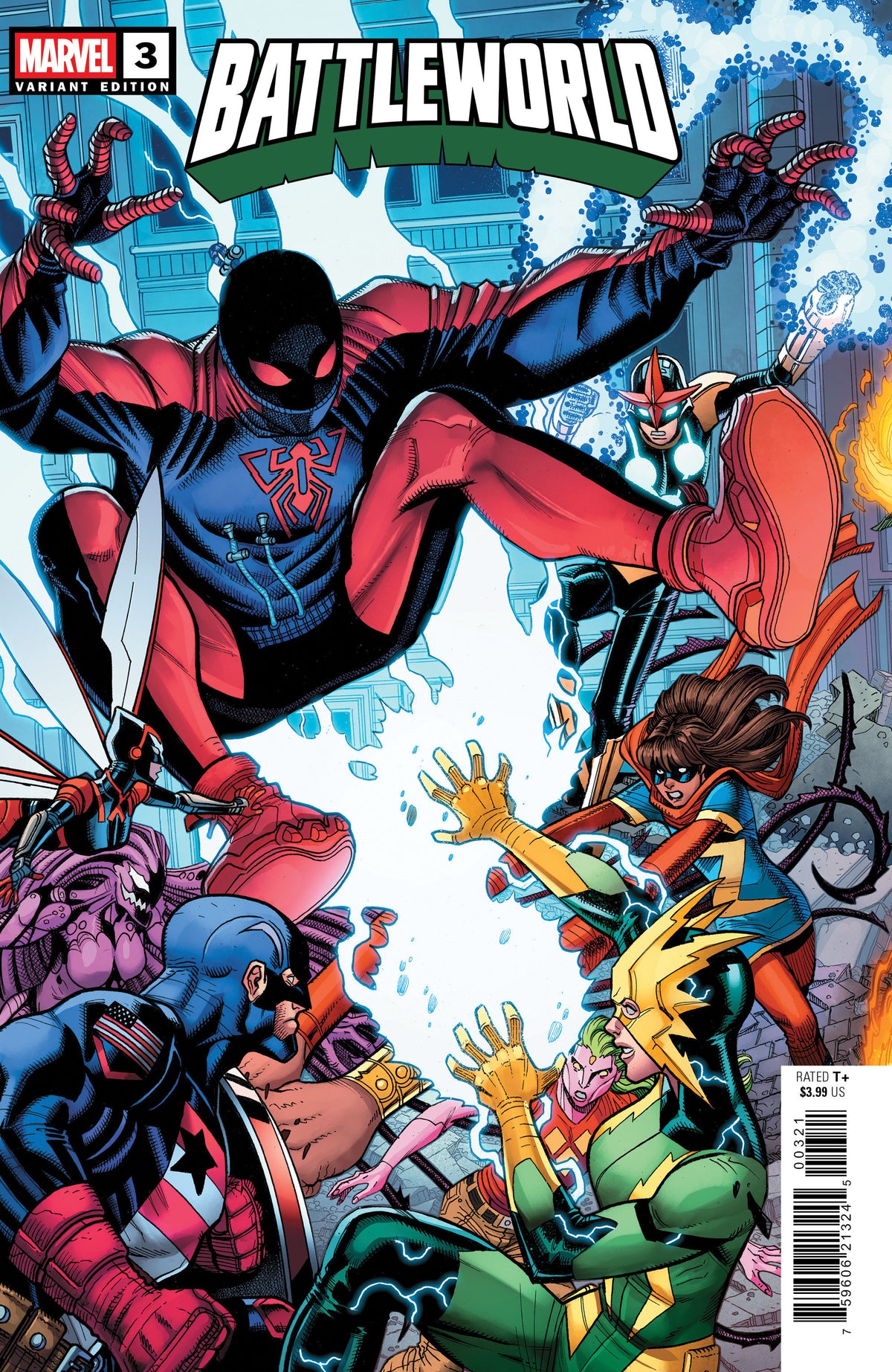 Battleworld #3 Nick Bradshaw 5 Part Connecting Variant C