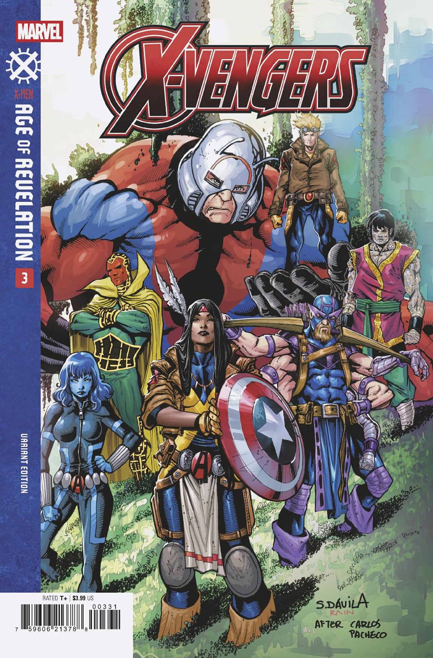 X Vengers #3 Sergio Davila Variant [AOR]