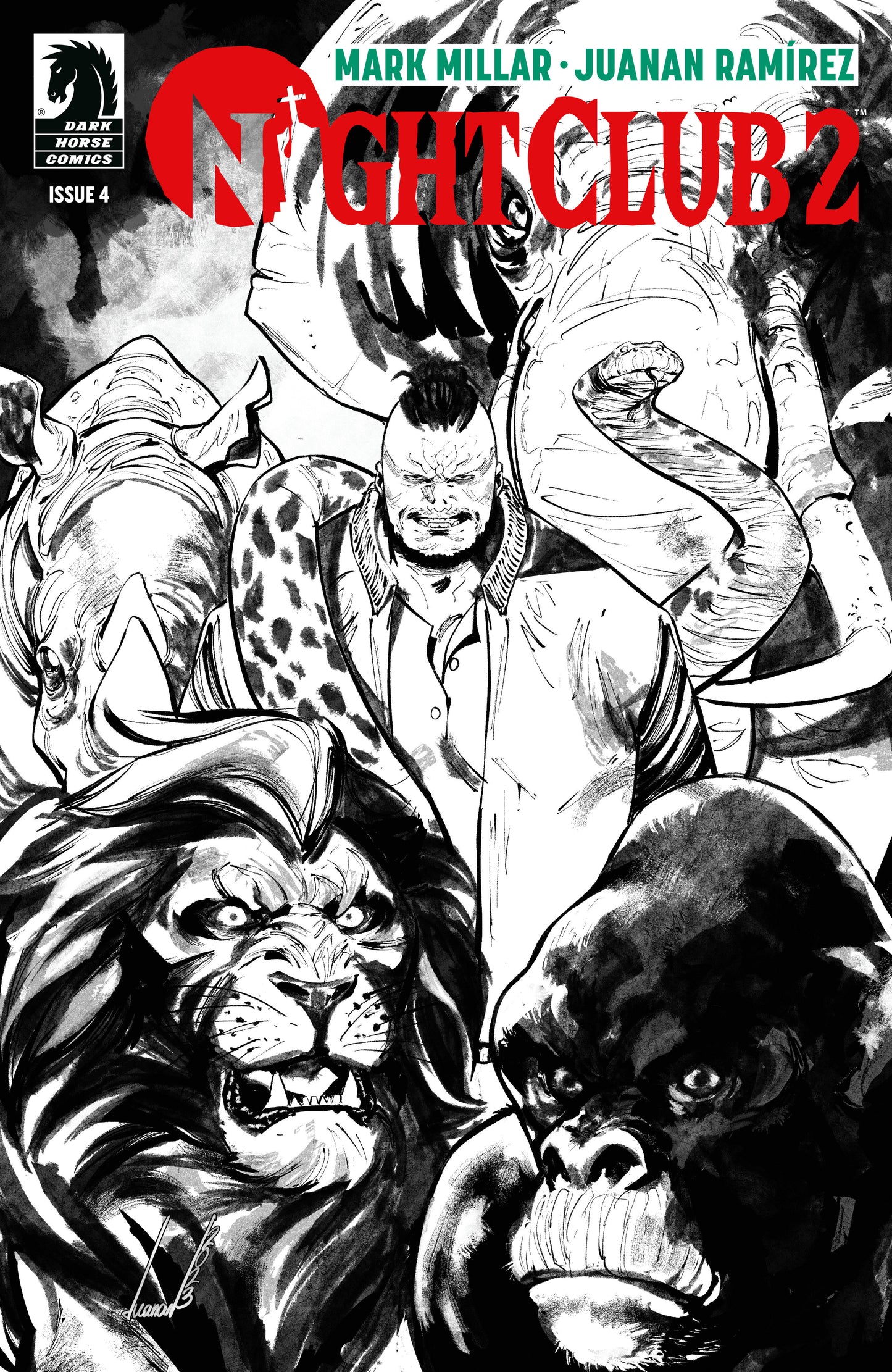 Night Club II #4 Cover B Black & White Ramirez (Mature)